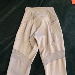 Lululemon full length Barry’s leggings purple